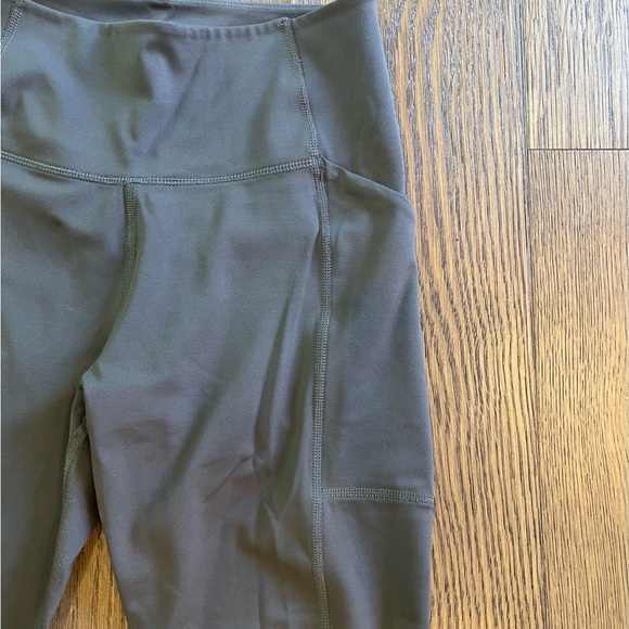 Girlfriend Collective High Rise Grey olive Leggings S Small SSense - Picture 2 of 4